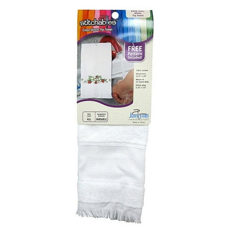 Janlynn Cross-Stitch Tip Towel