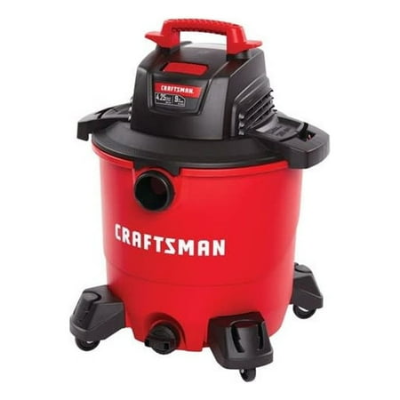 Product photo of CRAFTSMAN CMXEVBE17584 6 Gallon 3.5 Peak HP Wet/Dry Vac Portable Shop Vacuum with Attachments in As Is condition