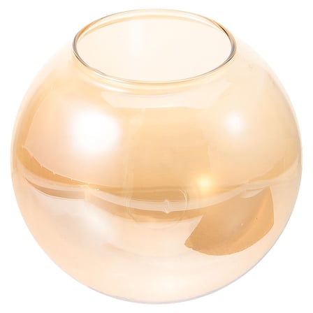 QIFULL Orange Glass Globe Lamp Shade Replacement for Pendant Light Decorative Cover