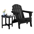 thumbnail image 4 of OverPatio 18 in Side Table All Weather HDPE  Adirondack Table for Porch Pool LivingRoom Backyard, Black, 4 of 11