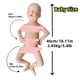 thumbnail image 2 of Muñeca Bebé Reborn de Silicona GiggleBabble 45 cm con Ojos Cerrados, 2 of 9