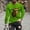 Green, variant on Hanes Merry Christmas Gnome Shirt for Men Long Sleeve Animal Printing Graphic Christmas Pajamas Holiday Top T-Shirt-White XXXL