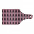 thumbnail image 1 of Magician Cutting Board, Bunny Ears in Hats and Stars Repeating Pattern in Colors, Decorative Tempered Glass Cutting and Serving Board, in 3 Sizes, by Ambesonne, 1 of 2