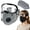 Gray, variant on Reusable Carbon Filter Dust Mask with Adjustable Goggles, Anti-UV-5-Layer Filte with 10 Filters, Built for Woodworking