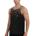 thumbnail image 2 of Fotbe Rose Gold Glitter1 Pattern Men's Quick Dry Workout Tank Top Gym Muscle Tee Fitness Bodybuilding Sleeveless T Shirt Breathable Workout Shirt-4X-Large, 2 of 9