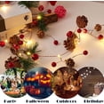 thumbnail image 2 of LLGLTOMO 20 LED 6.8 FT Christmas Star String Lights,Pine Cone LEDFairy Lights Waterproof Garland for  Indoor Outdoor Garden Decors, 2 of 7