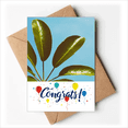 thumbnail image 1 of Blue Sky Picture Nature Wedding Cards Congratulations Greeting Envelopes, 1 of 3