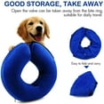 Amerteer Protective Inflatable Dog Collar, Soft Dog Cone Collar After