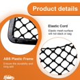 thumbnail image 3 of Organizador de respaldo de asiento de coche Bolsa de malla grande elástica para camión RV Truck (32 17) Likrtyny Accesorios para autos y motos, 3 of 4