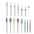 thumbnail image 3 of Punta de lijadora de uñas, juego de brocas para decoración de uñas profesional de 15 piezas, brocas para máquina de manicura de alta capacidad, 3 of 8
