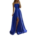 thumbnail image 4 of Evening Dress Prom Robe Formal  Simple Split, 4 of 6