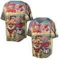 thumbnail image 3 of Be My Valentine's Pomeranian Truck Full of Love Flower Balloon All Over Print 3D Baseball Shirt Pom Dog Lover Gifts Softball Sport - 02029, 3 of 6
