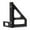 A001- Black, variant on Woodworking 45° and 90° Angle Ruler - Aluminum Alloy Black Measuring Tool with Clear Scales for Woodworking, Carpentry, DIY Projects