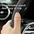 thumbnail image 5 of CxhicLuv Rhinestone Steering Wheel Cover, Auto Sparkling Wheel Protector, Universal 14-15 Inches for Women, Vehicle Steering Accessories, Fashionable Grip & Protection Tools for Female Drivers, White, 5 of 7
