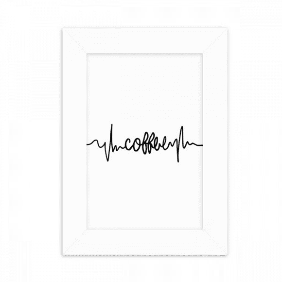 Coffee Quote Desktop Photo Frame Picture Display Decoration Art Painting