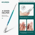 thumbnail image 7 of MR.GREEN Cuticle Nippers Gorgeous Colorful Cuticle Scissors Nail Manicure Clippers Trimmer Dead Skin Remover Cutters Beauty Tool (Colored Titanium+Pusher), 7 of 7