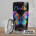 thumbnail image 2 of Personalized Butterfly Tumbler 20oz 30oz Insulated Tumblers with Lid Coffee Travel Mug Cup for Women Girl Teen Butterfly Gift for Birthday, 2 of 6