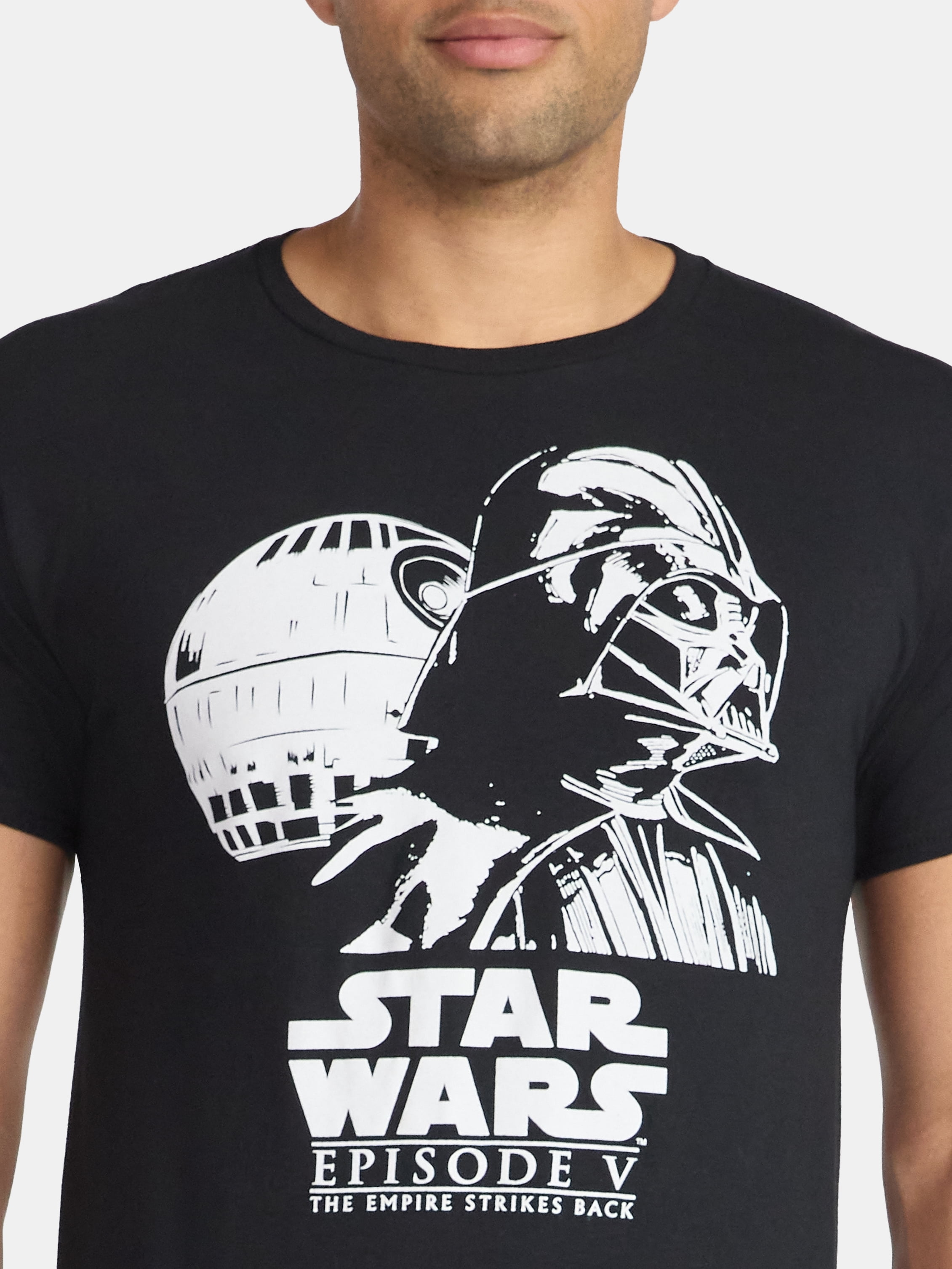 Star Wars Dark Vader Men's and Big Men's Graphic Tee with Short Sleeves, Sizes S-3XL