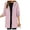 Pink, variant on Black and Friday Best Selller Fayshow0 Womens Jackets Lightweight Athletic Women'S Thick Warm Lamb Wool Padded Coat Women'S Mid-Length Hooded Coat Pink