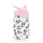 Simple Modern Kids Disney Tritan Summit Sippy Cup for Toddlers - 12oz Plastic Baby Water Bottle for Girls and Boys - Disney: Minnie Retro