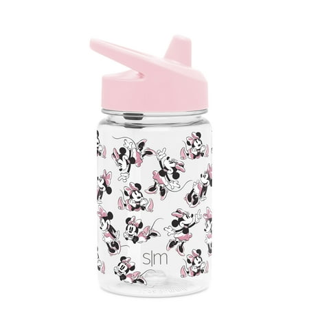 Simple Modern Kids Disney Tritan Summit Sippy Cup for Toddlers - 12oz Plastic Baby Water Bottle for Girls and Boys - Disney: Minnie Retro