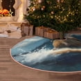 thumbnail image 5 of Sikiie Surfing Guinea Pig Nativity Christmas Tree Skirt, Jesus Christian Winter Holiday Tree Mat Decoration(30-48IN), 5 of 6