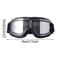 thumbnail image 3 of Klonfd Motorcycle Goggles Fits Over Glasses Soft Padded Riding Glasses With Slip Strap, 3 of 6