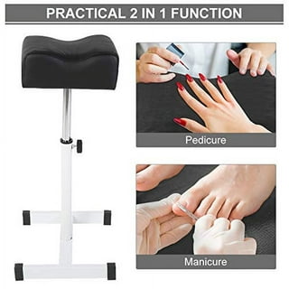 Pedicure Stool Chair with Footrest, Legrest Footrest Foot Care Pedicure  Nail Stool Station Manicure Tattoo Foot Footrests Height Adjustable Leg  Rest