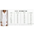 thumbnail image 5 of Women Fall Casual Dress Buttons Floral Lace Long Sleeve Mini Dress, 5 of 5