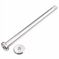 thumbnail image 2 of Burgtec Santa Cruz 12x168.5mm Rear Bicycle Axle - Rhodium Silver - 9457, 2 of 3