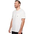 thumbnail image 2 of Camiseta Nautica Solid con cuello redondo y bolsillo de manga corta para hombre, 2 of 3