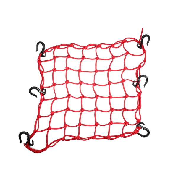 1uds 40x40cm 49 Agujeros Motocicleta Equipaje Carga Rojo Rojo
