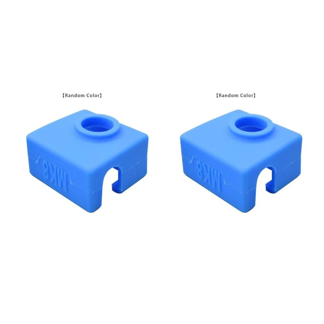 ZLight New Color Rondom 3D Printer Extruder Cover Block Silicone Sleeve Resistant Cover Replacement for CR10, MK7/MK8 MK7/MK8 2Set