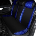thumbnail image 2 of Carshaping Blue, Cotton Linen, Front Rear Seat Covers, 2 of 9