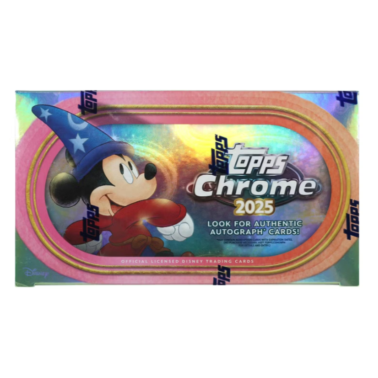2025 Topps Chrome Disney Mega Box! (1 Numbered Parallel per Box