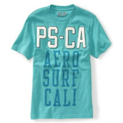 Aeropostale Boys PS-CA Graphic T-Shirt, Green, 4