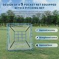 thumbnail image 3 of QinaQin Filet à Rebond de Baseball 4 X 4,5 Pi, Filet à Rebond Robuste à 5 Angles Réglables, Convient pour la Mise en Champ, le Frappe et le Lancer, Résistant aux Uv, 3 of 6