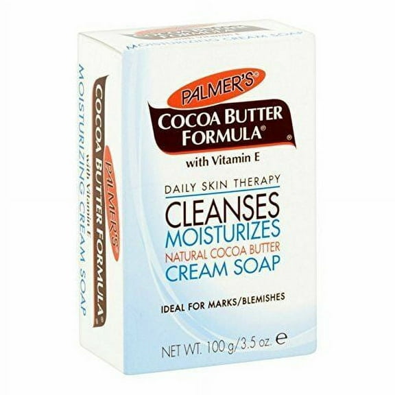 2 Pack Palmer's Cocoa Butter Formula with Vitamin E Daily Skin Therapy Moisturizes Cream Soap 3.5 oz