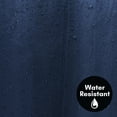 thumbnail image 5 of Americanflat 71x74 Solid Blue Shower Curtain - Water Resistant - Polyester Fabric, 5 of 7