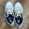 thumbnail image 3 of New Balance 608 V4 White Navy Blue Walking Running Shoes MX608V4W Men's Size 8D, 3 of 5