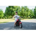 thumbnail image 5 of iRerts 24V Ride on Toys for Big Kids, Electric Dirt Bike for Boys Girls, 250W Powered Ride on Motorcycle with Twist Grip Throttle, Key Start, Max 13.6 MPH, Kids Electric Motorcycle for Age 13+, Red, 5 of 10