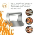 thumbnail image 6 of Outset Stainless Steel Burger Smasher, 5.7” x 6” x 3.15", 6 of 6