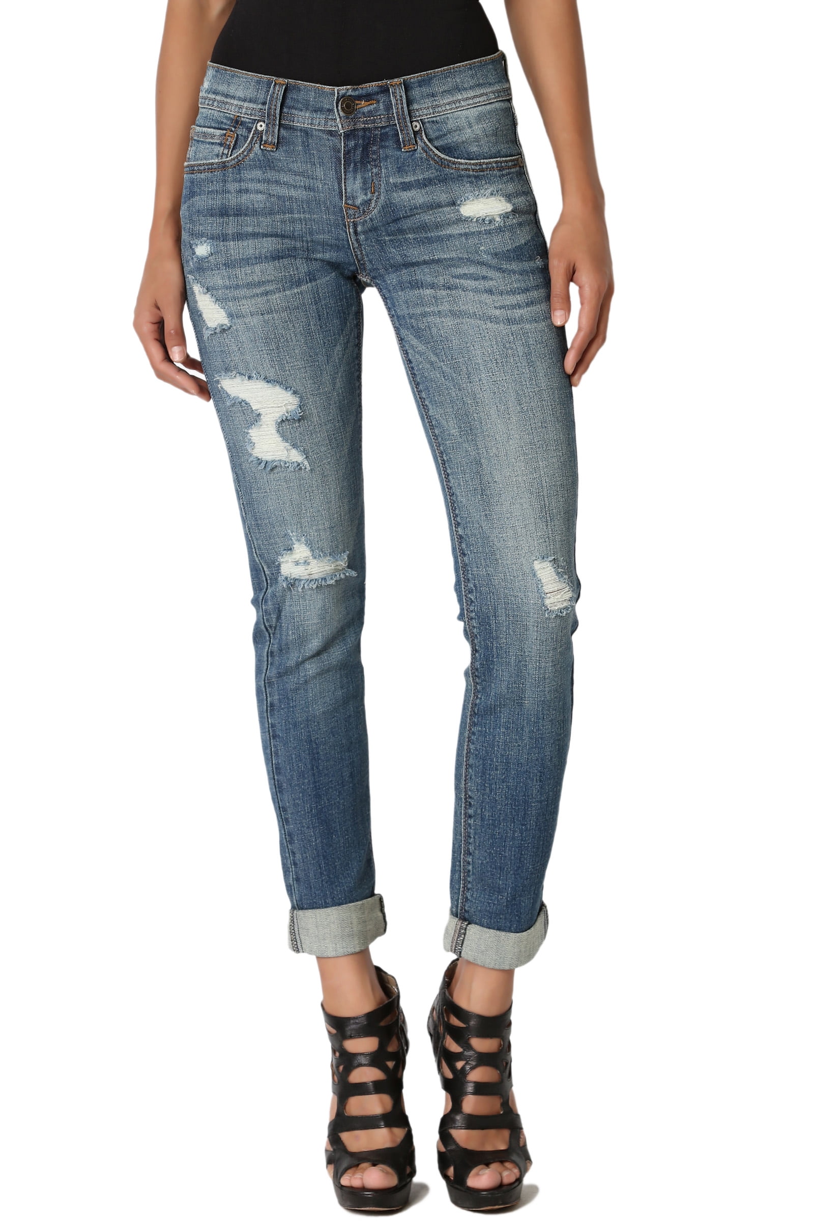 women's relaxed skinny jeans