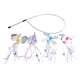 thumbnail image 2 of Juguetes de varita para gatos divertido palo para gatos alivia el aburrimiento interactivo con 4 piezas de accesorios reemplazables para gatitos para interiores ANGGREK Otros, 2 of 8