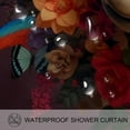 thumbnail image 3 of Floral Animal Waterproof Shower Curtain Set with Hook, Printed Design for Bathroom Decoration - Includes Shower Curtains and Bathroom Curtains, 3 of 5