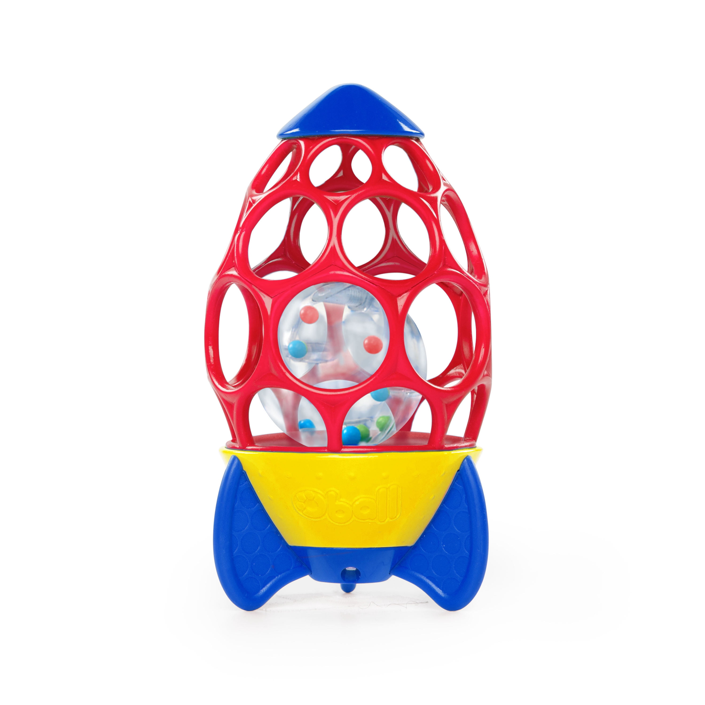 doolhof kraan achterstalligheid Oball Rattling Rocket Easy-Grasp Rattle Toy, Ages Newborn + - Walmart.com