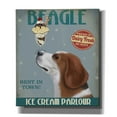 thumbnail image 1 of Epic Graffiti 'Beagle Ice Cream,' by Fab Funky, Canvas Wall Art, 26"x30", 1 of 3