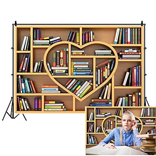 Ofila Ofila Bookshelf Backdrop 7x5ft Bookcase Backdrops Home Office Backdrop For Video Conference Online Class Background Library Backdrop Study Background Back To School Photos Background Backdrop Walmart Com Walmart Com