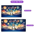 thumbnail image 5 of Happy New Year with Collie Fireworks Holiday Xmas Winter 2025 Desk Mat Full Keyboard Mouse Pad Collie Dog Lover Gifts Idea Large Mousepad - 00025, 5 of 5