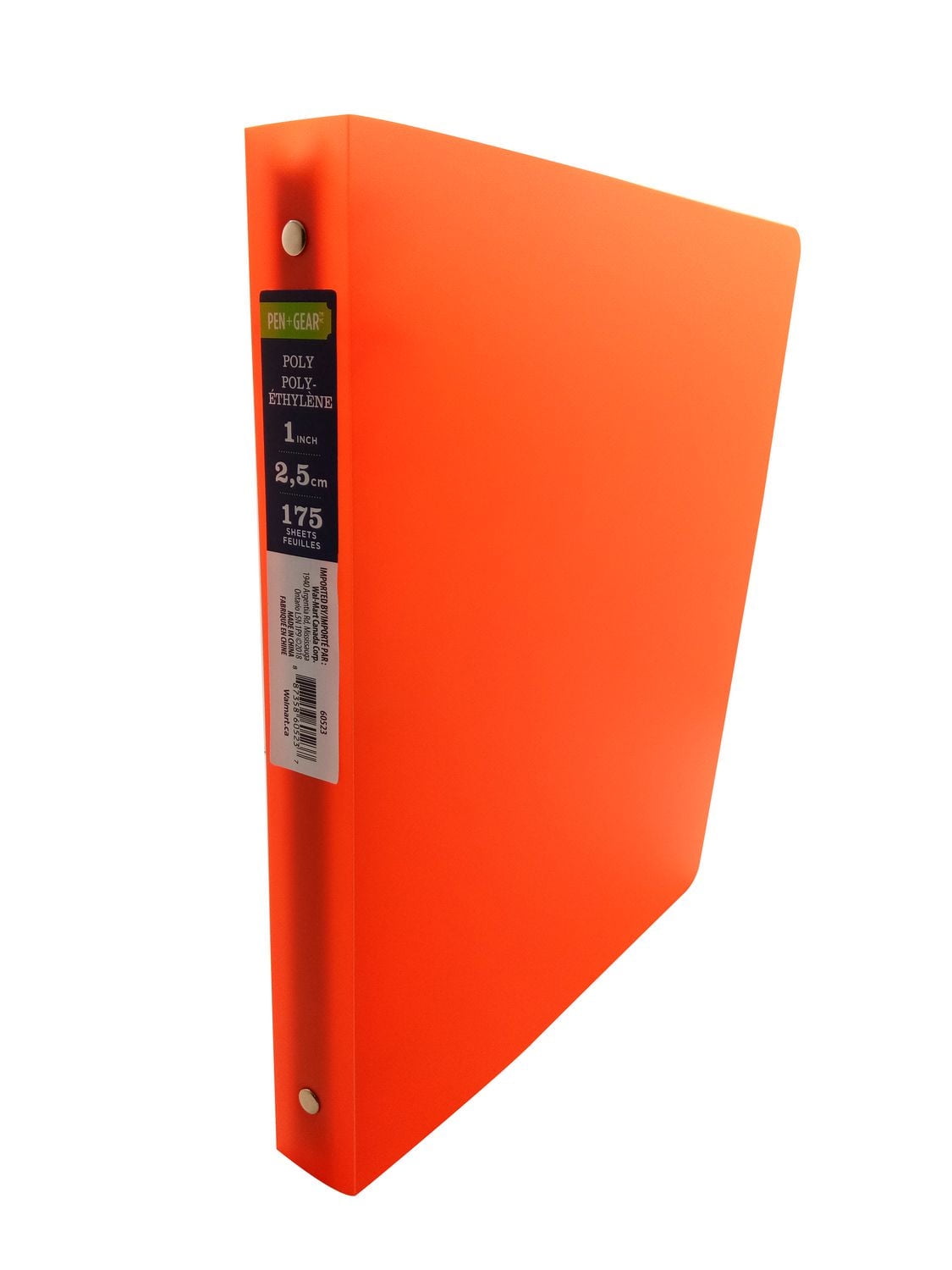 PEN+GEAR 1" Poly Binder